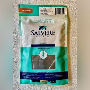 Salvere Opaque 15-20 Compression Thigh High NWT